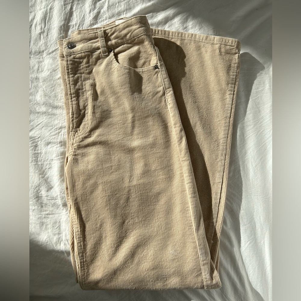 NWT // divided wide leg cordory pants